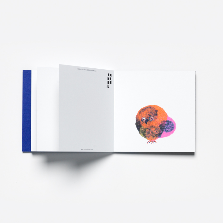 Bird booklet 10x10 cm