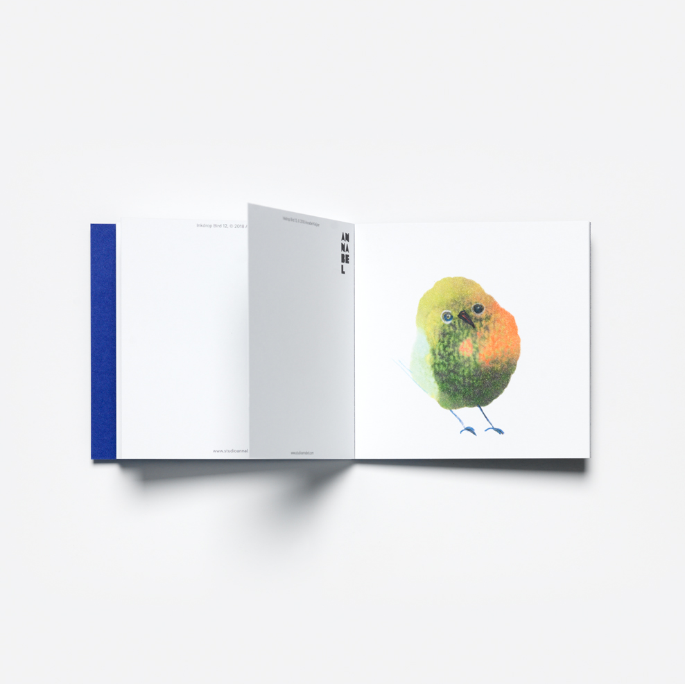 Bird booklet 10x10 cm